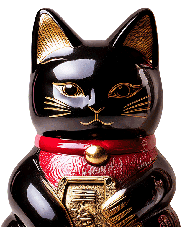 黒いまねきねこ